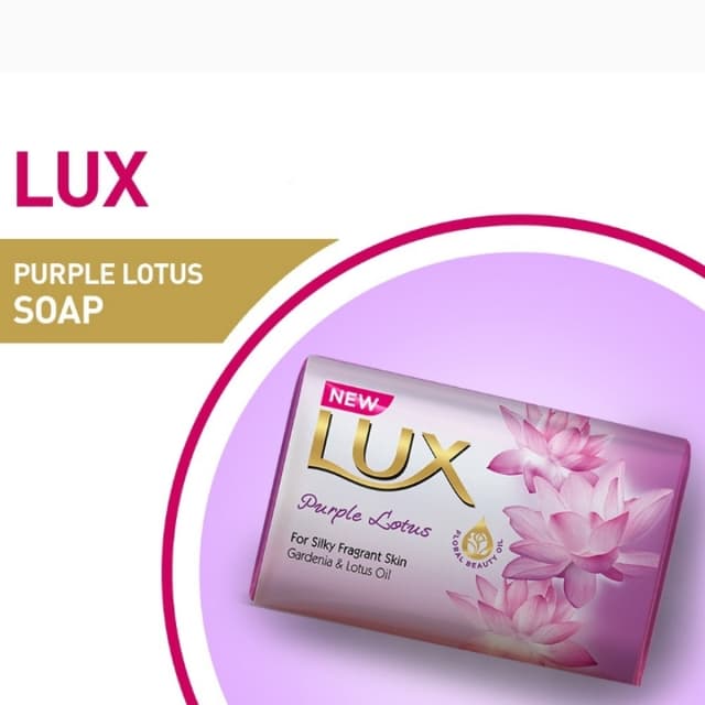 lux purpul bar soap
