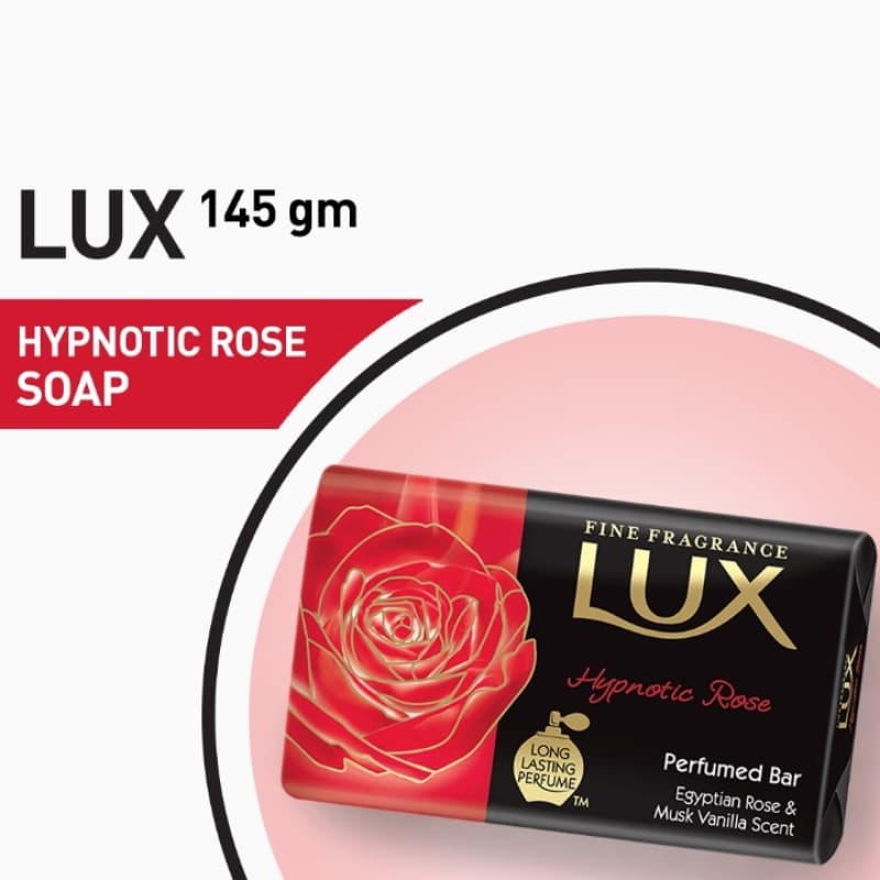 lux rose perfume soap