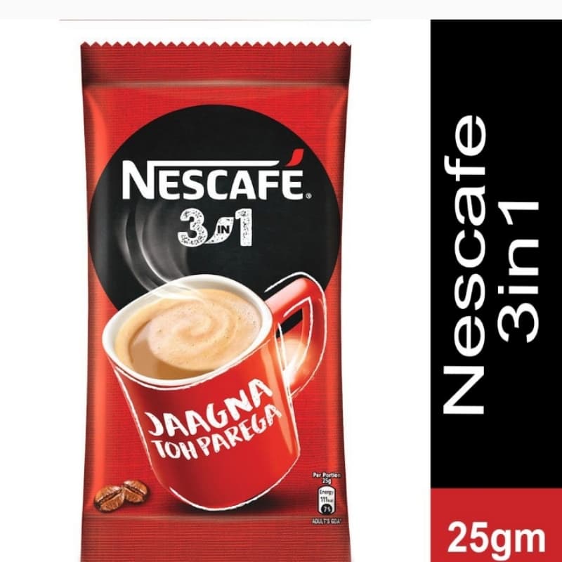 nescafe 3 in 1 sachet
