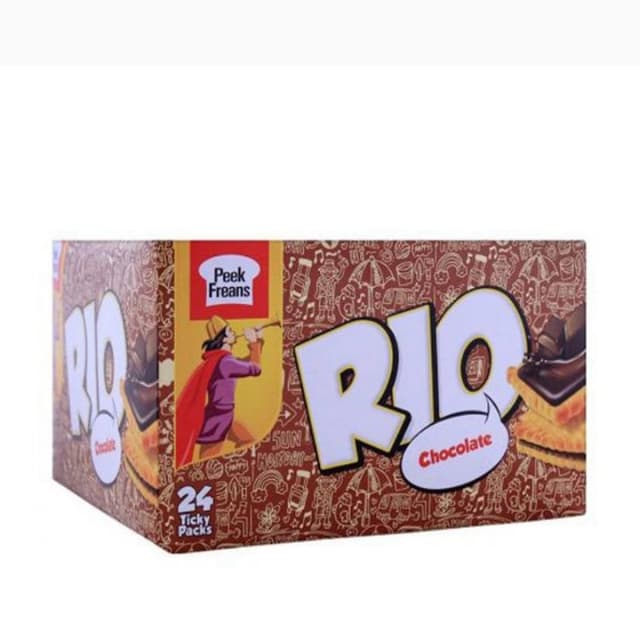 Rio chocolate ticky pack box