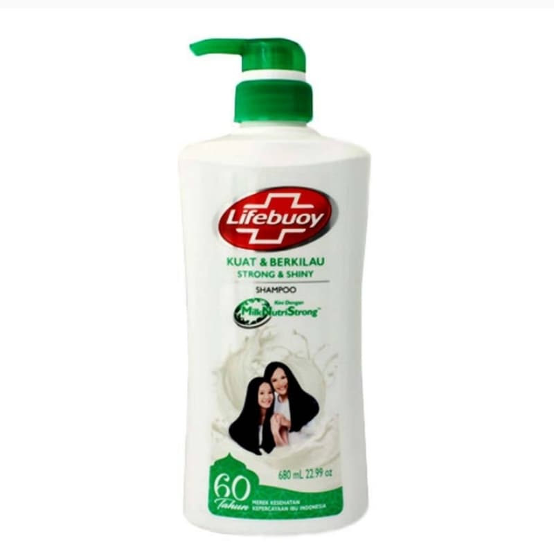 lifebouy strong & shiny shampoo 680 ml