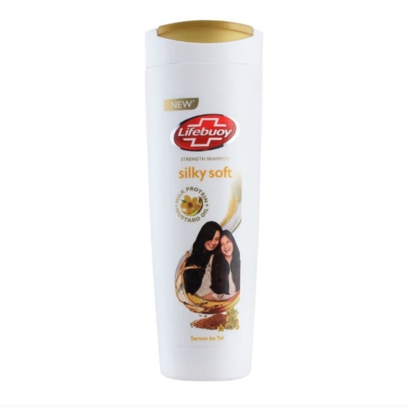 lifebouy silky soft sarson ka tel shampoo 375 ml