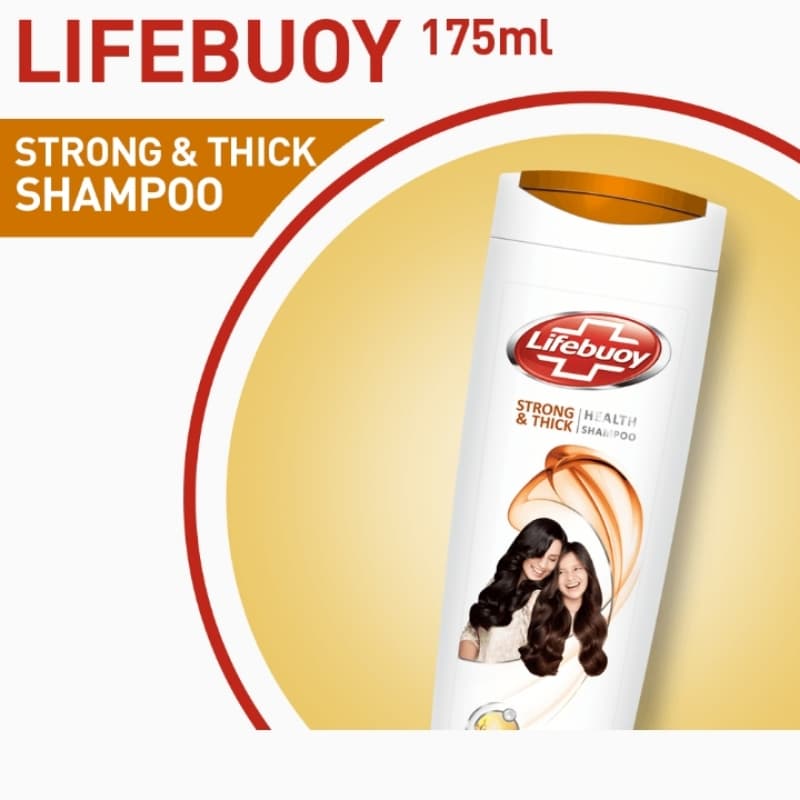 lifebuoy strong & thick shampoo 175: ml