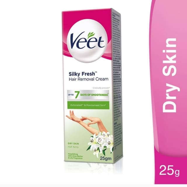 veet creem silk & fresh dry 25 gm