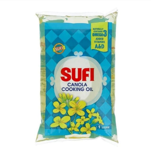 sufi canola oil pouch 1 litre