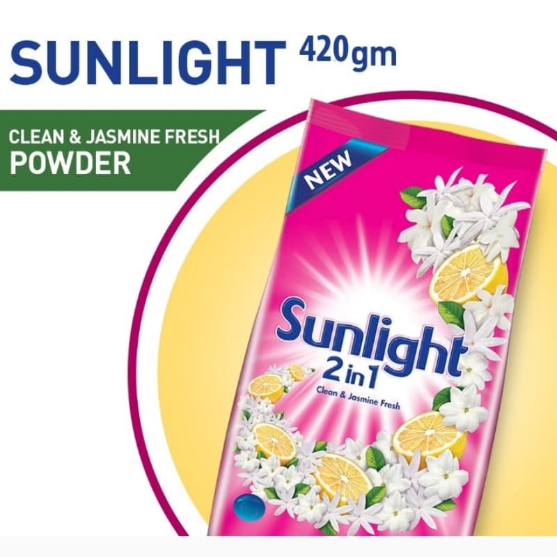sunlight clean 2 in 1 420 gm