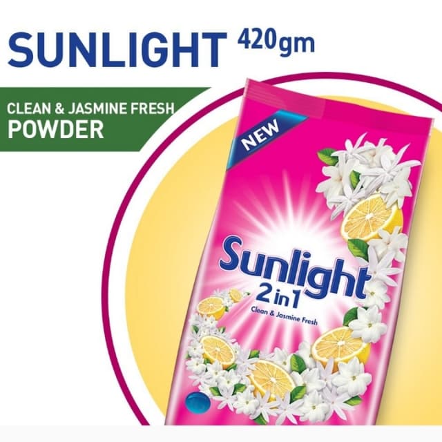 sunlight clean 2 in 1 420 gm
