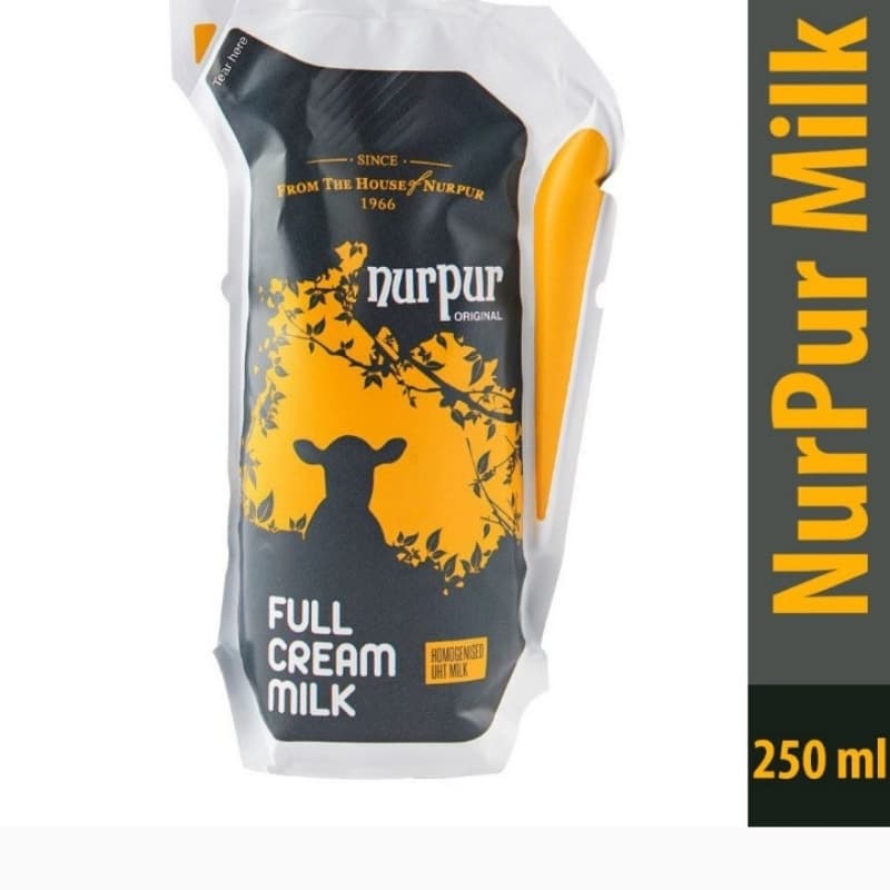 nuepur milk pouch 250 ml