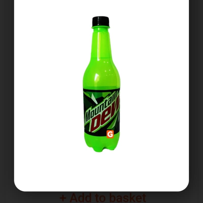 mountain dew 500 ml